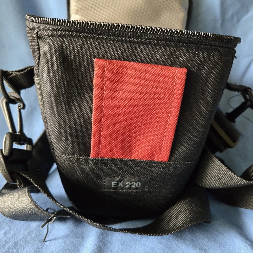 Lowepro EX 220 Nylon Holster-style Shoulder Camera Bag - Rust Red Color